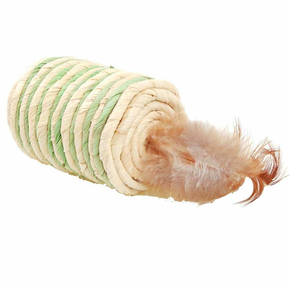 funny Cat toy with feathers