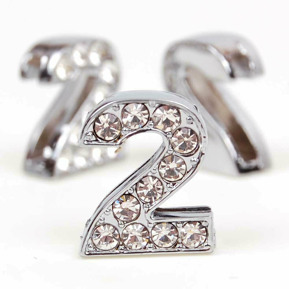 Rhinestone number 2 with 14 mm