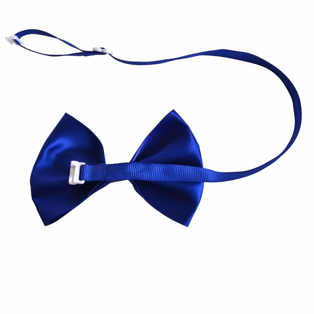 Darkblue dog bow tie with quick release