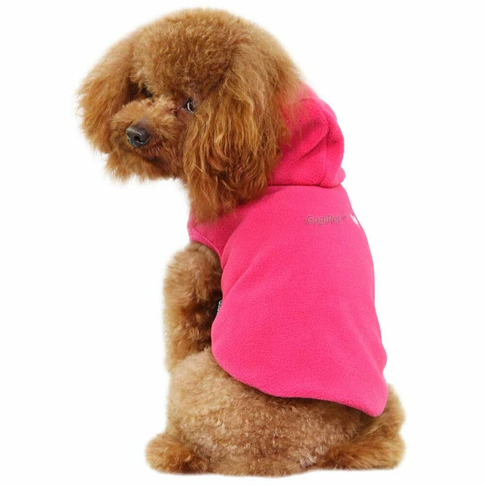 GogiPet ® double fleece dog sweater Pink