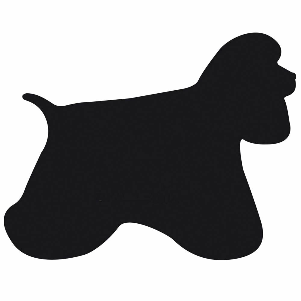 Dog Sticker - American Cocker Spaniel - for the pet grooming and dog lovers