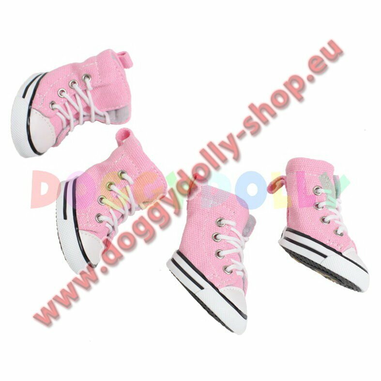 pink sneakers for dogs