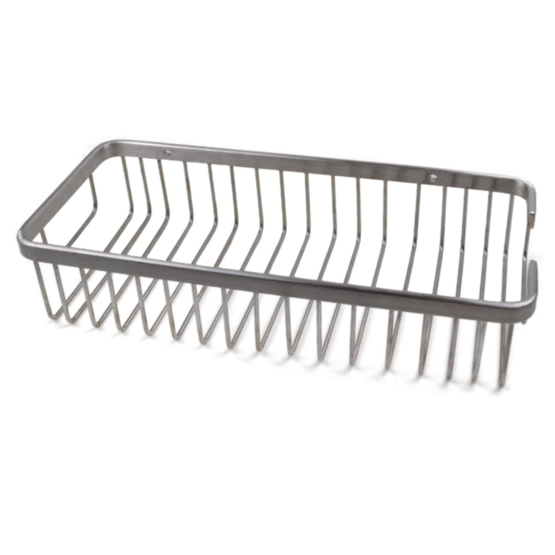 Stainless steel basket for shampoos