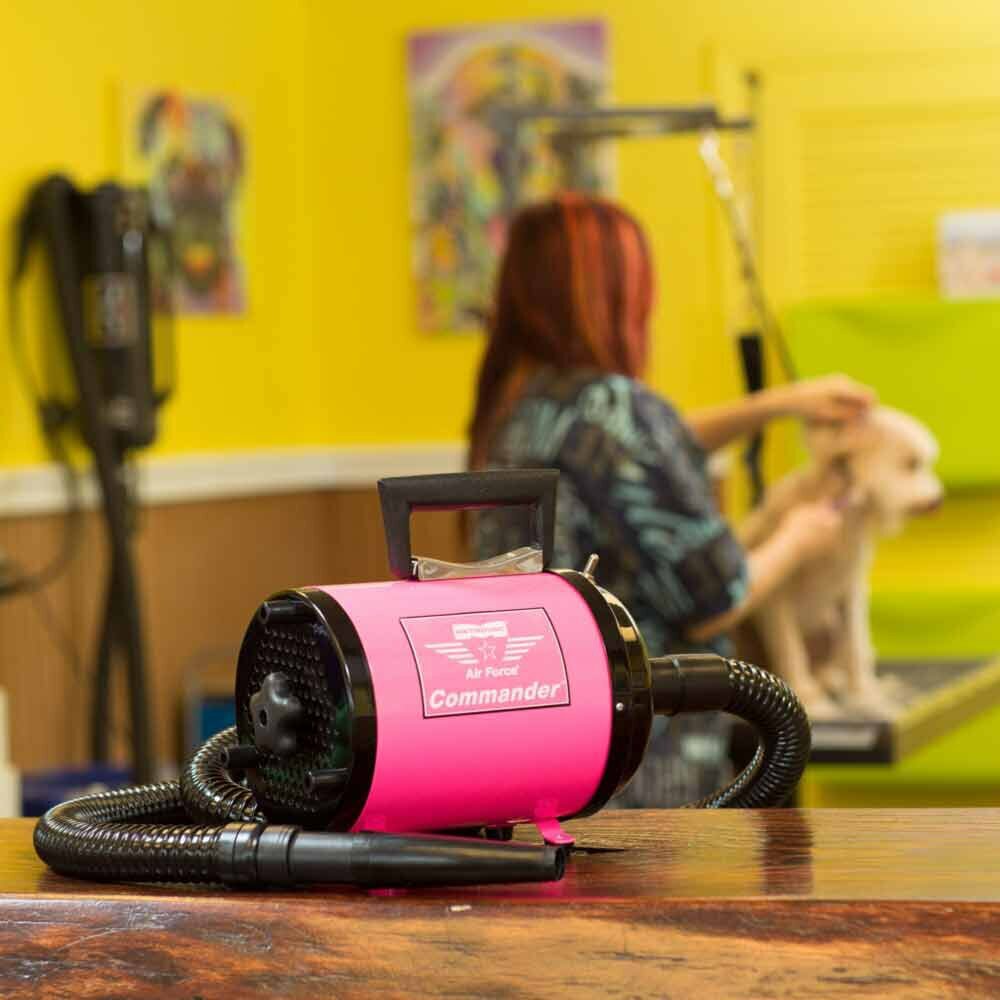 Dog dryer Metro Pink - Limited Edition Air Force Commander 2 Speed