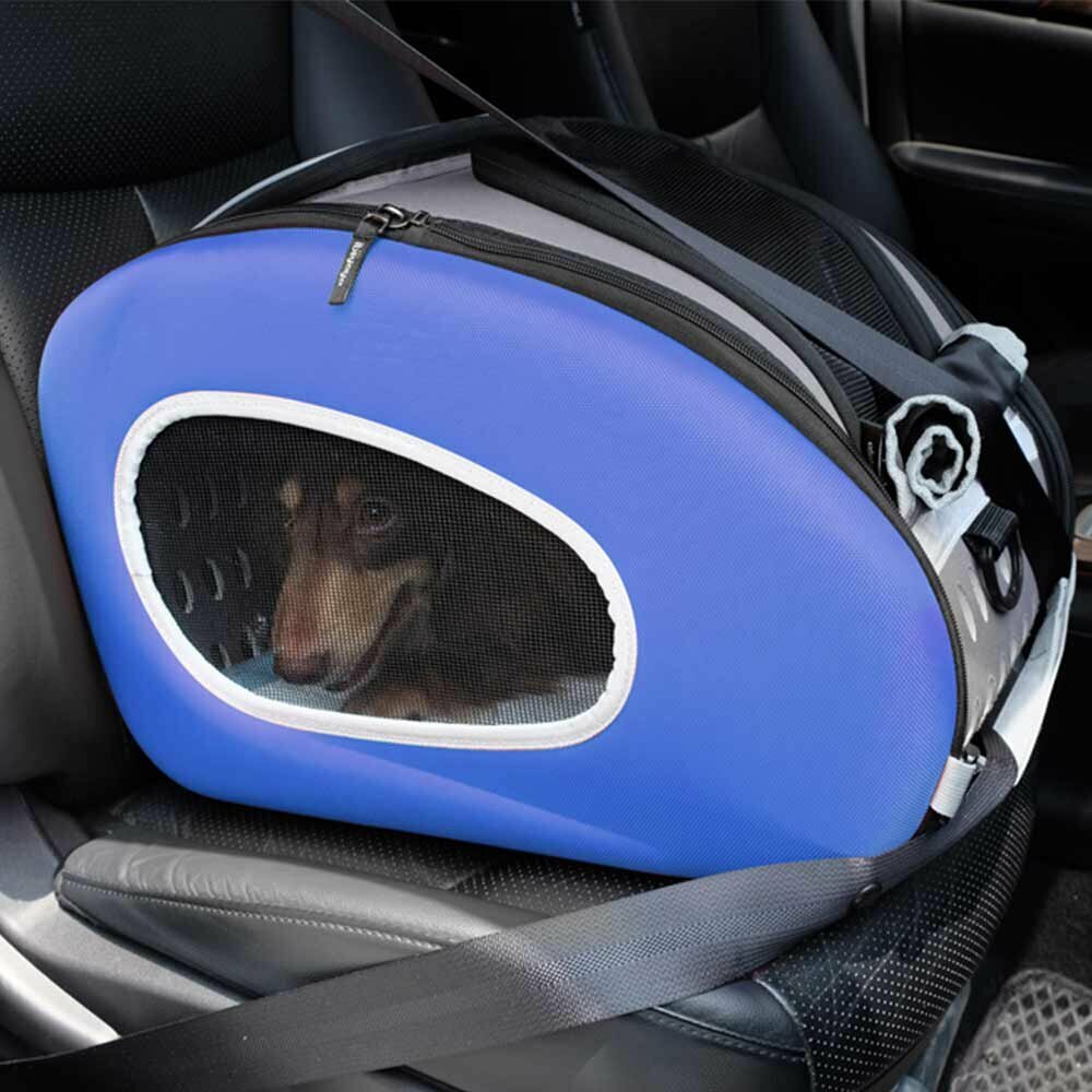 Dog bag for car safety belt
