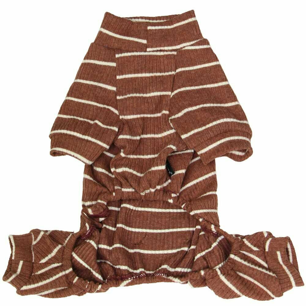 Brown cotton leggings for dogs