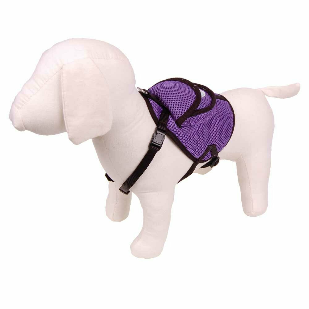 GogiPet ® Dog Harness purple backpack