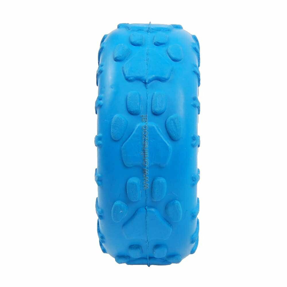 sturdy dog toy blue non-toxic car tires with 7.5 cm Ø