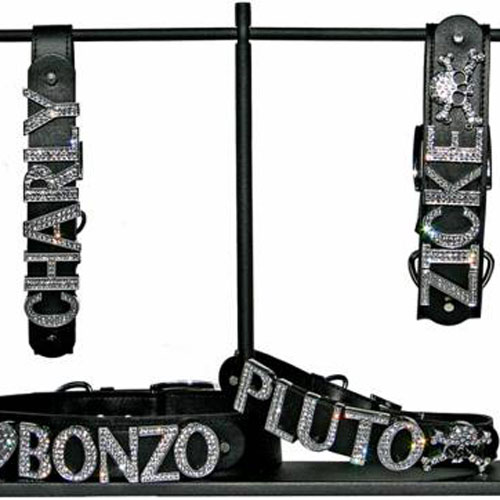 Rhinestone dog collars for larger dogs