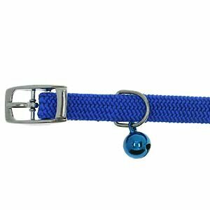 Cat Collar for rhinestone letters blue