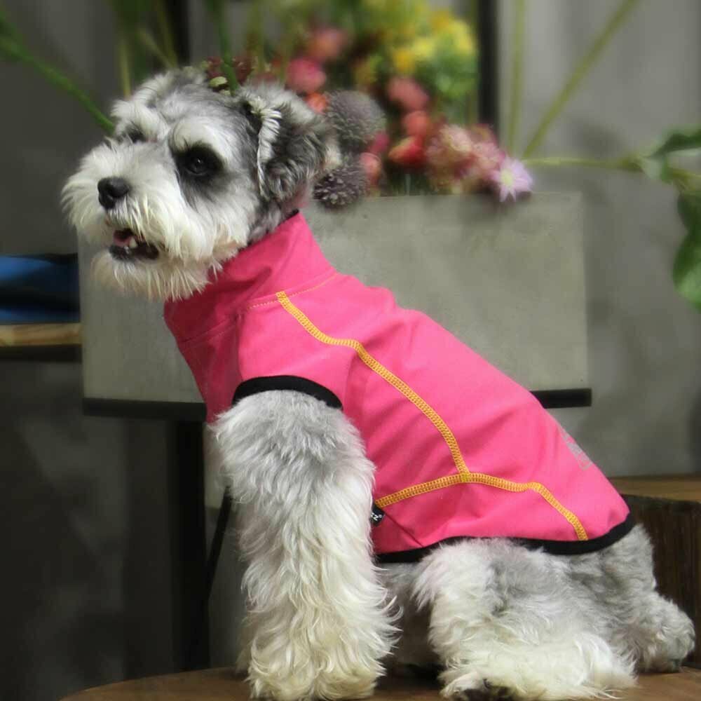Dog raincoat "Outdoor Wear" Pink sleeveless
