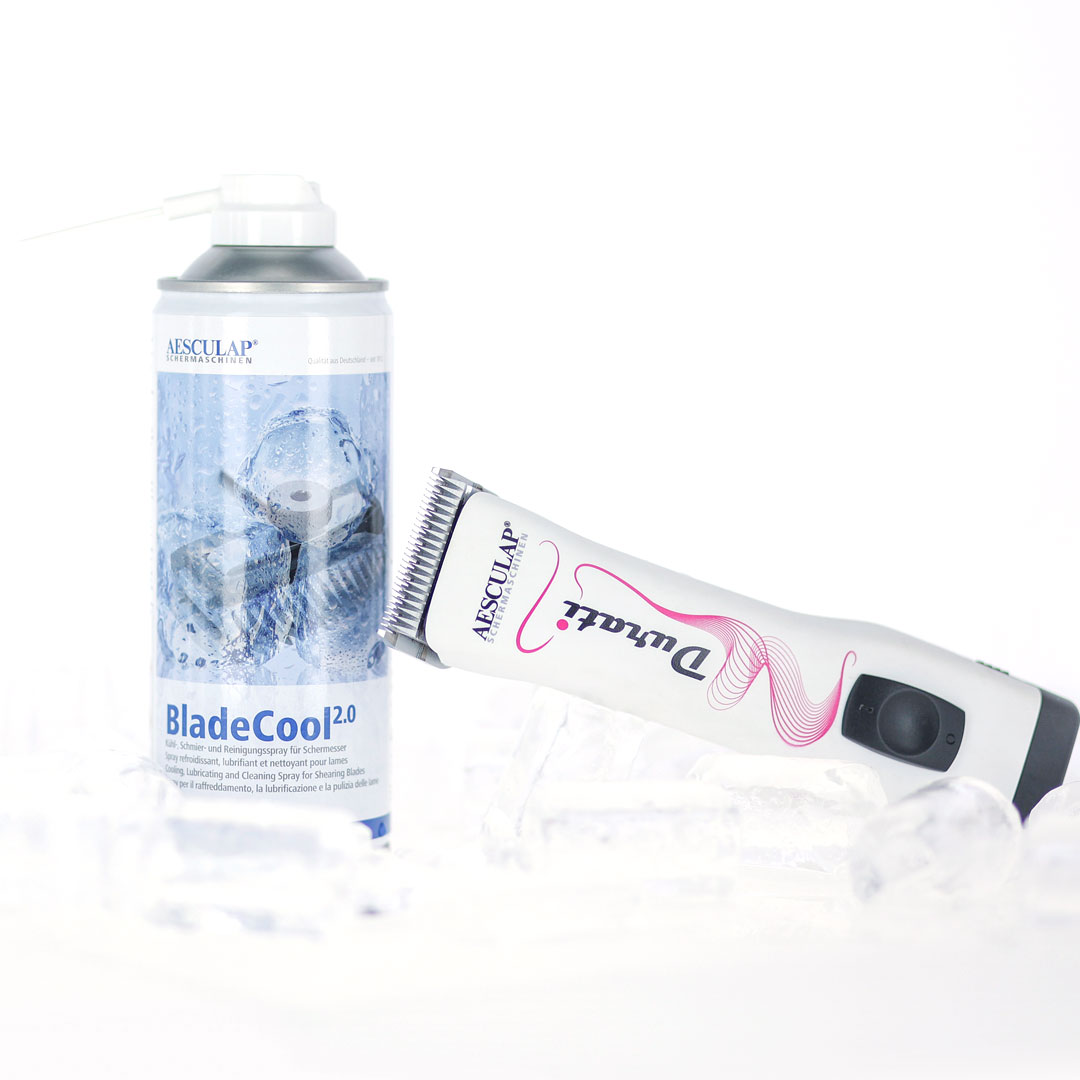 Aesculap® BladeCool 2.0 the oil spray and cooling spray for clippers and blades of all brands
