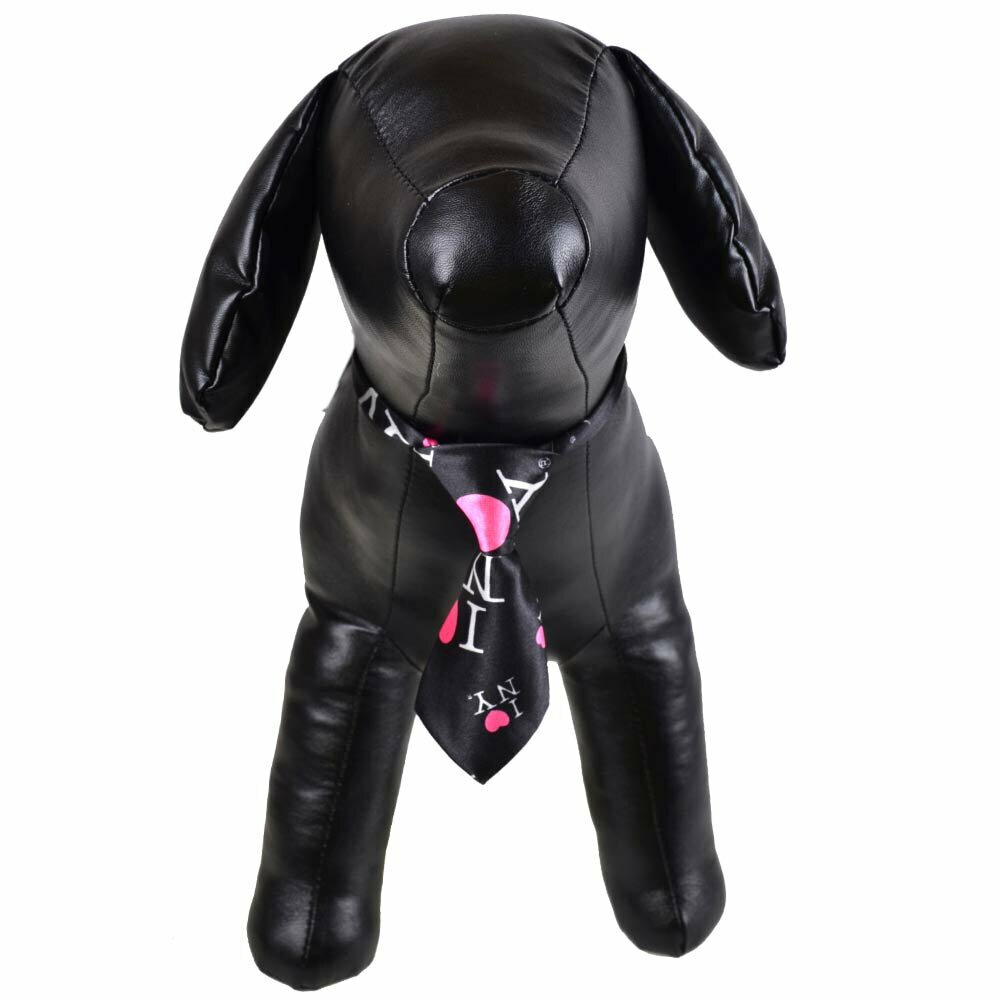Necktie for dogs black - I love NY