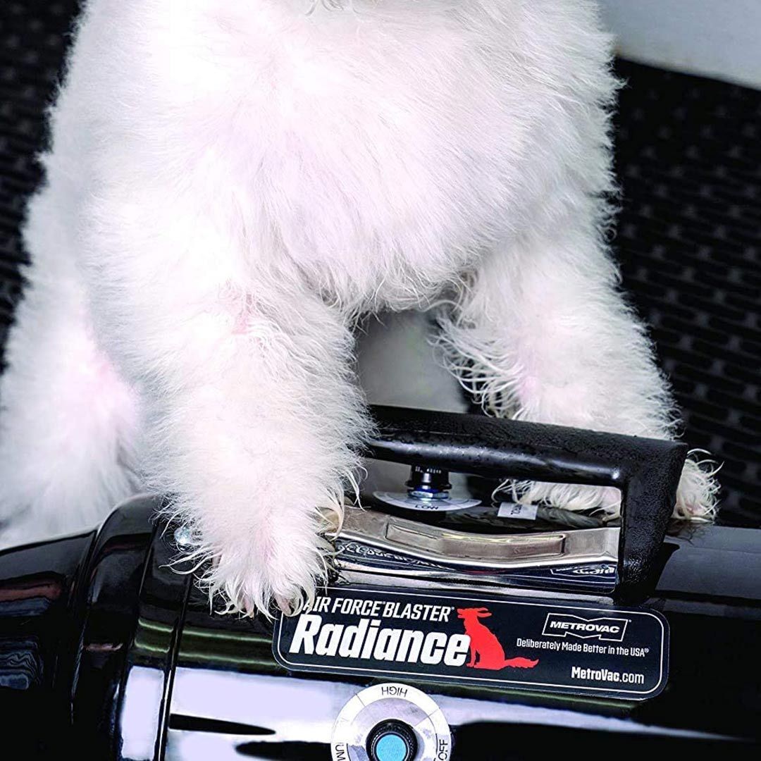 Professional dog dryer from Metrovac with adjustable heating and air flow