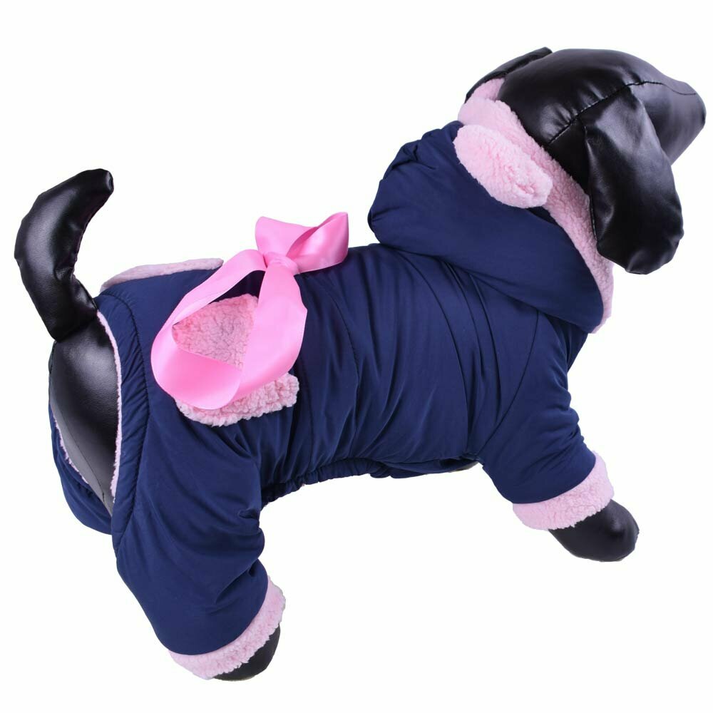 Warm dog clothes for the winter - mouse jumpsuit