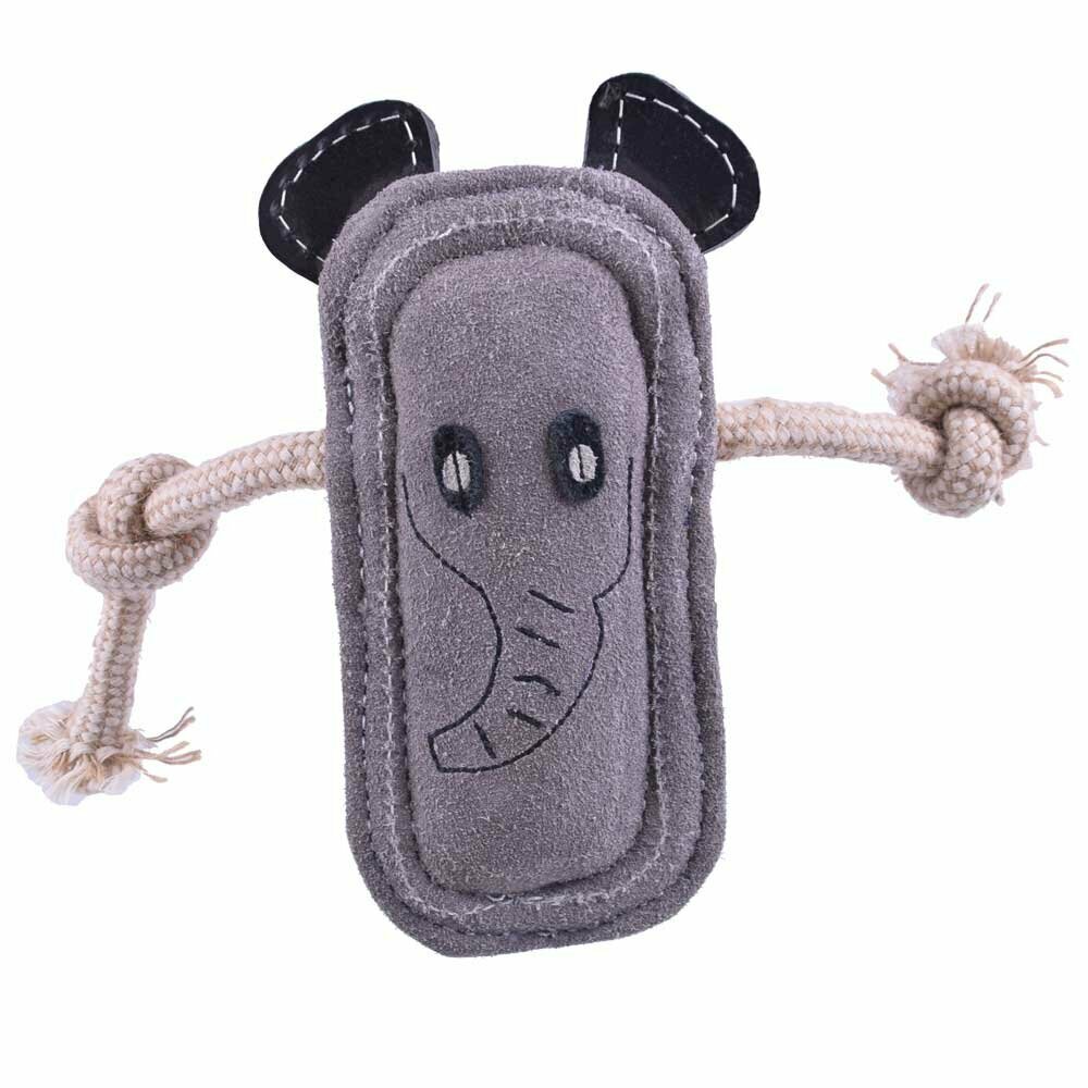 GogiPet ® Naturetoy - Dog toy made of leather and natural resources