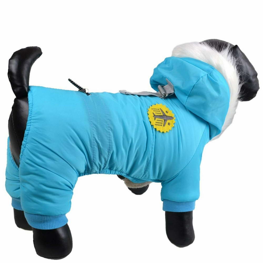 Favourite dog coat for small dogs light blue