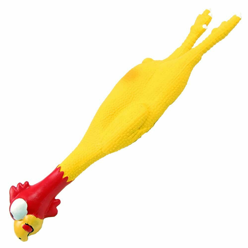 Crazy Chicken as dog toy with squeaker