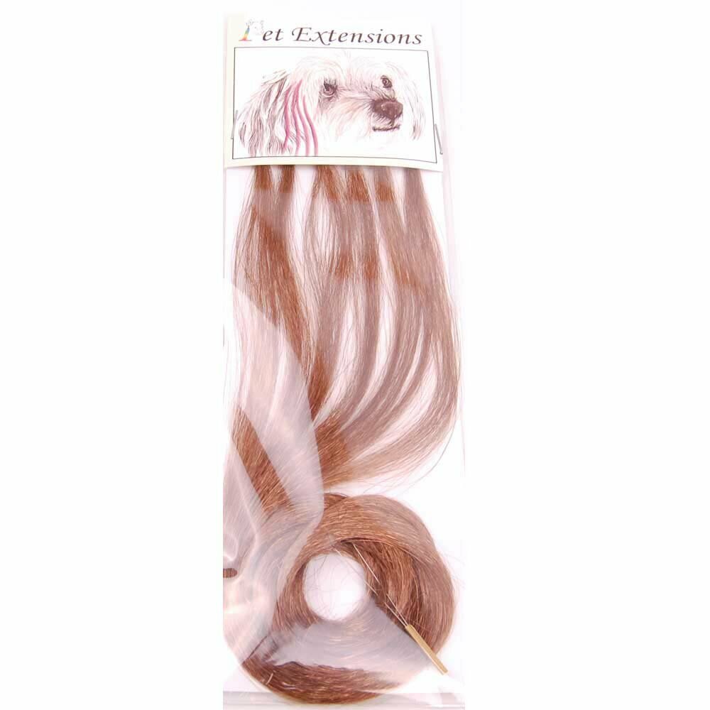 Funny extension hair extensions red brown