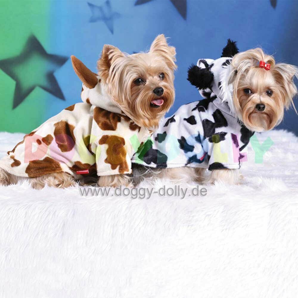 Costumes for dogs brown cow and white cow ideally for the carnival