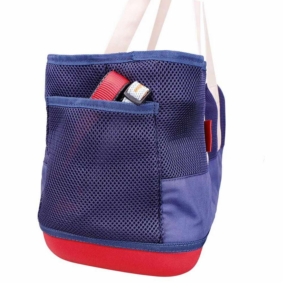 Large side pocket for dog toys, mobile phone and co