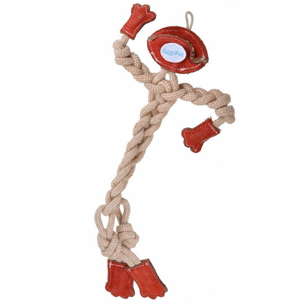 Dog toy GogiPet ® Naturetoy male with 41 cm red