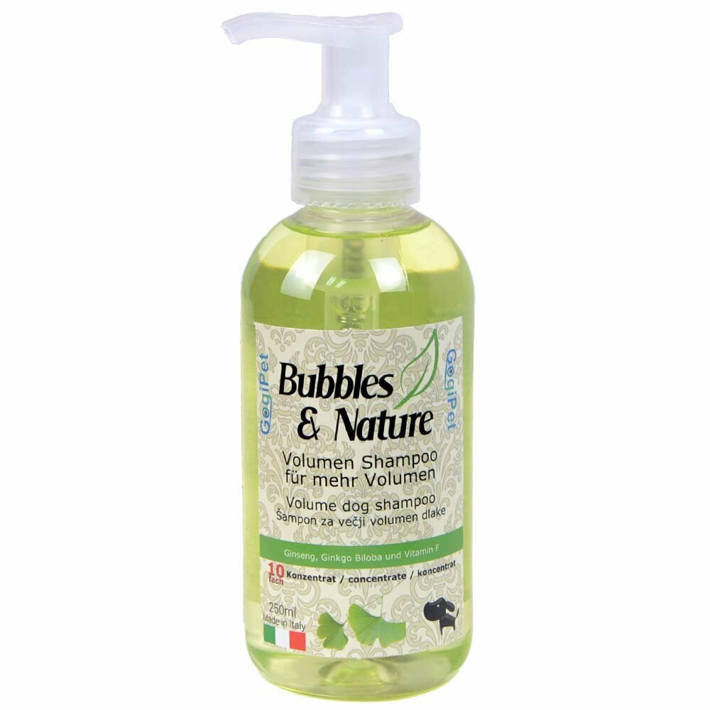 Volume dog shampoo by Bubbles & Nature