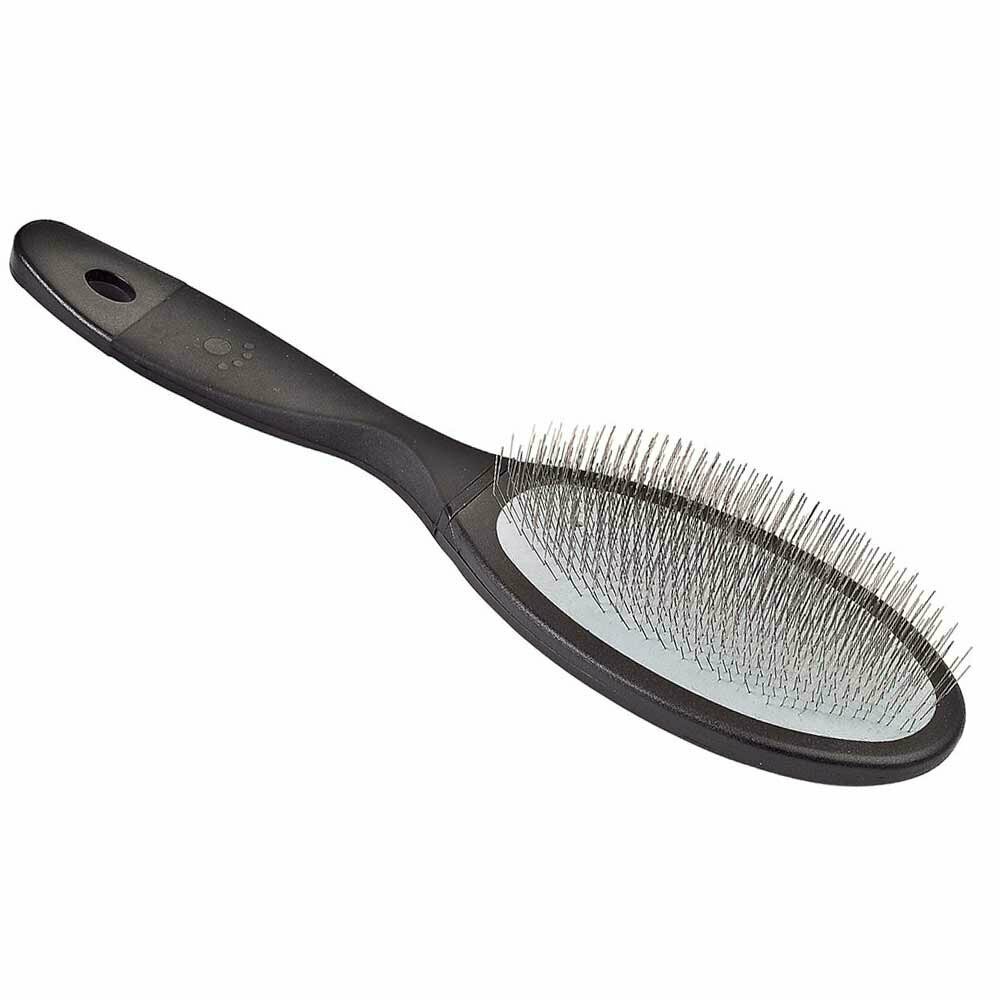 Left-handed luxurious slicker brush with pins 1.8 cm large