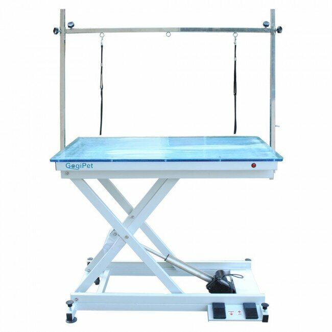 Groomingtable with illuminated table top