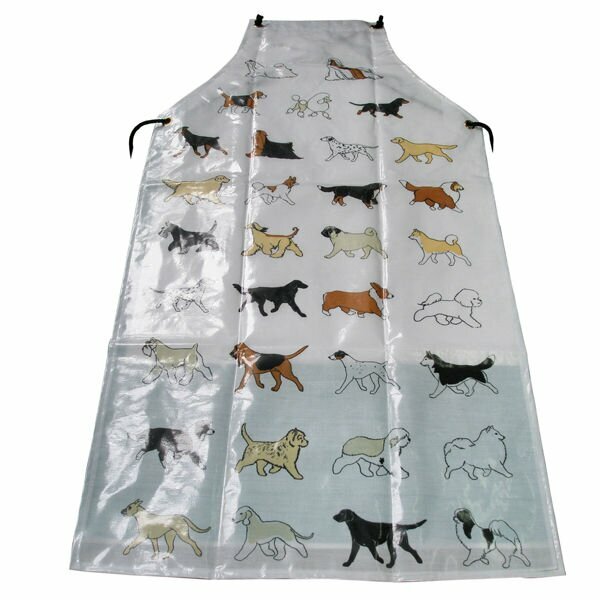 Hairdressing equipment dog bath apron with dogs