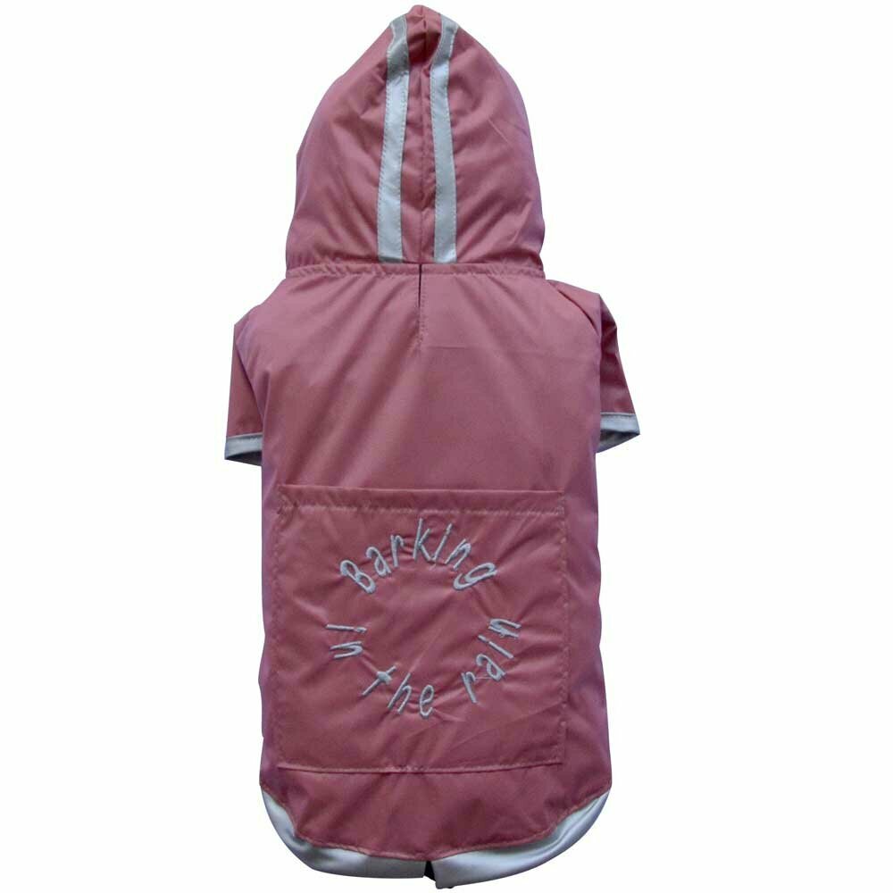 dog raincoat for large dogs by DoggyDolly Barking in the rain