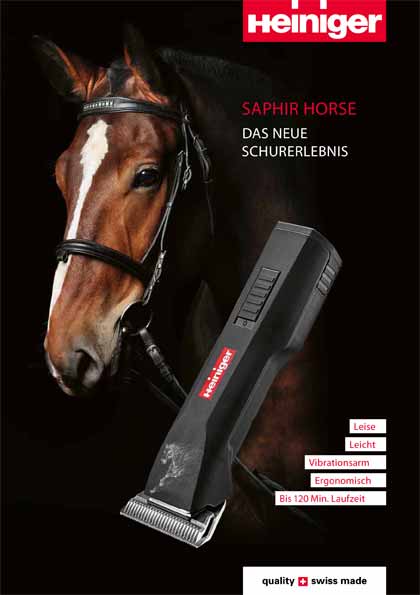 Heiniger Saphir Horse brochure german