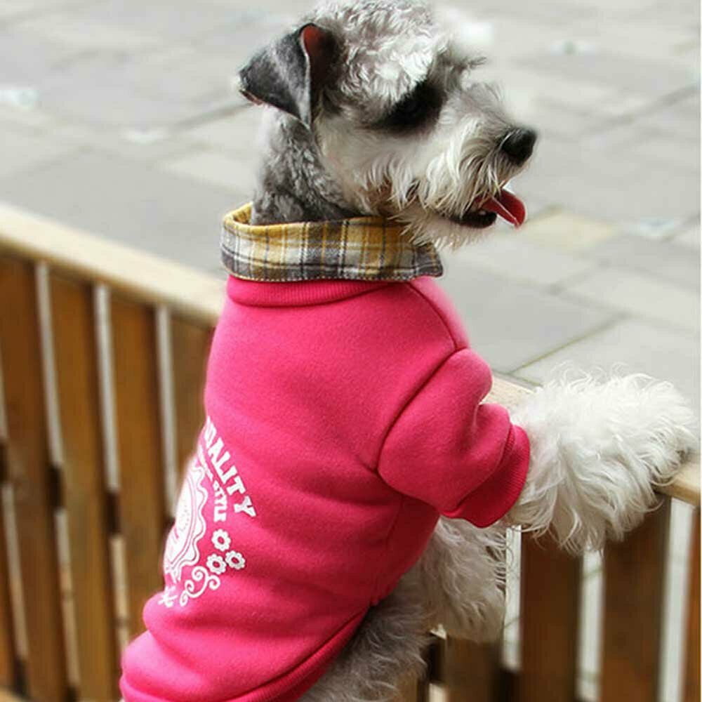 Pullover for dogs pink