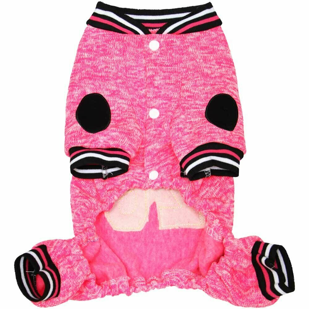 High quality dog clothes made of cotton pink