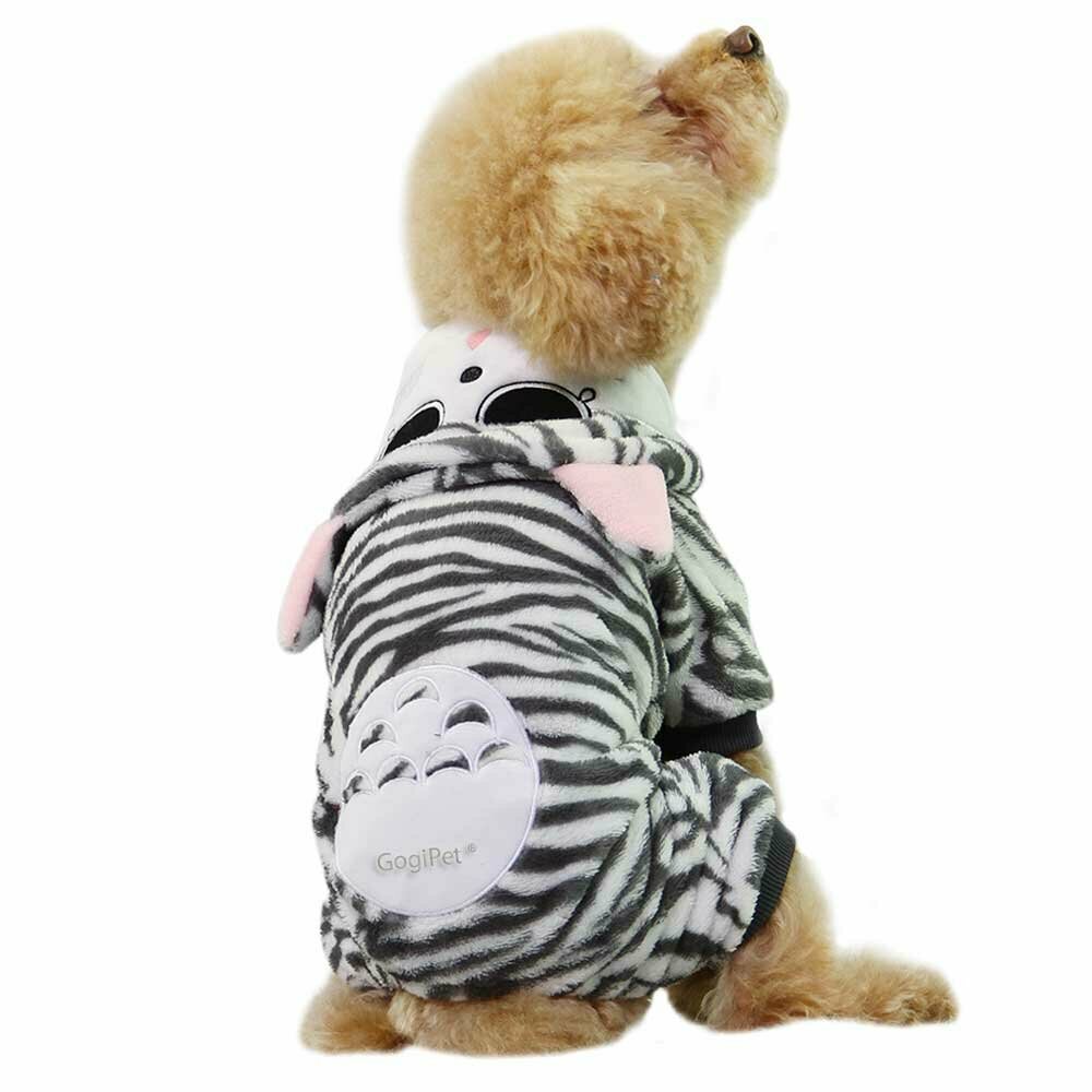 Catsuit made of flannel as funny dog clothes