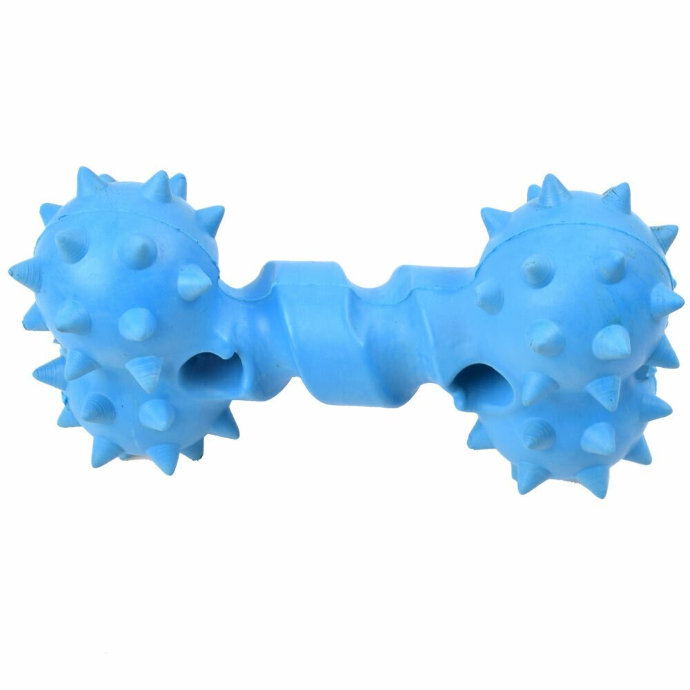 GogiPet dog toy - blue rubber bone