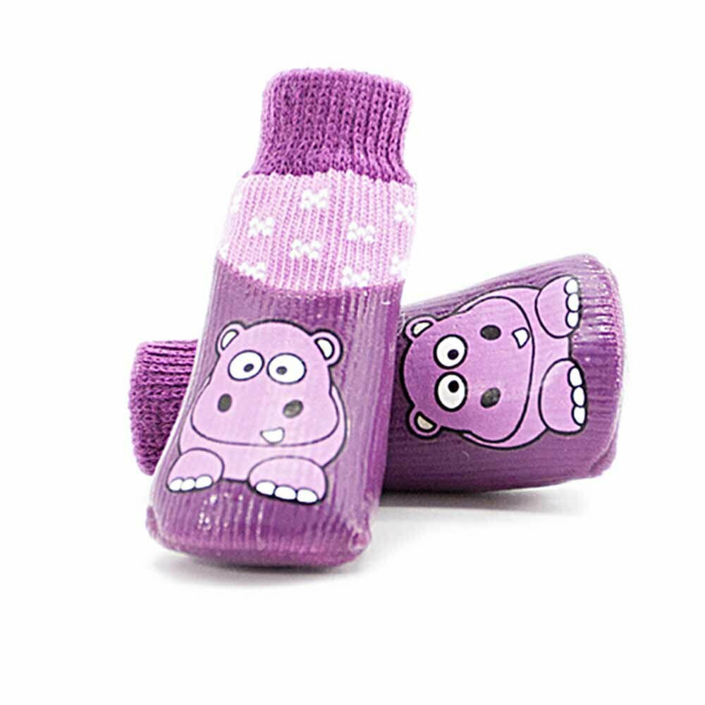Practical dog shoes purple Cartoon by GogiPet