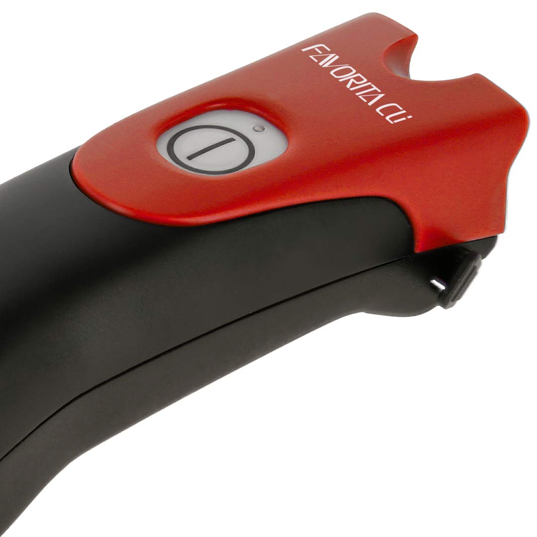 Aesculap Favorita CLi signal red - Battery dog clipper with LED display