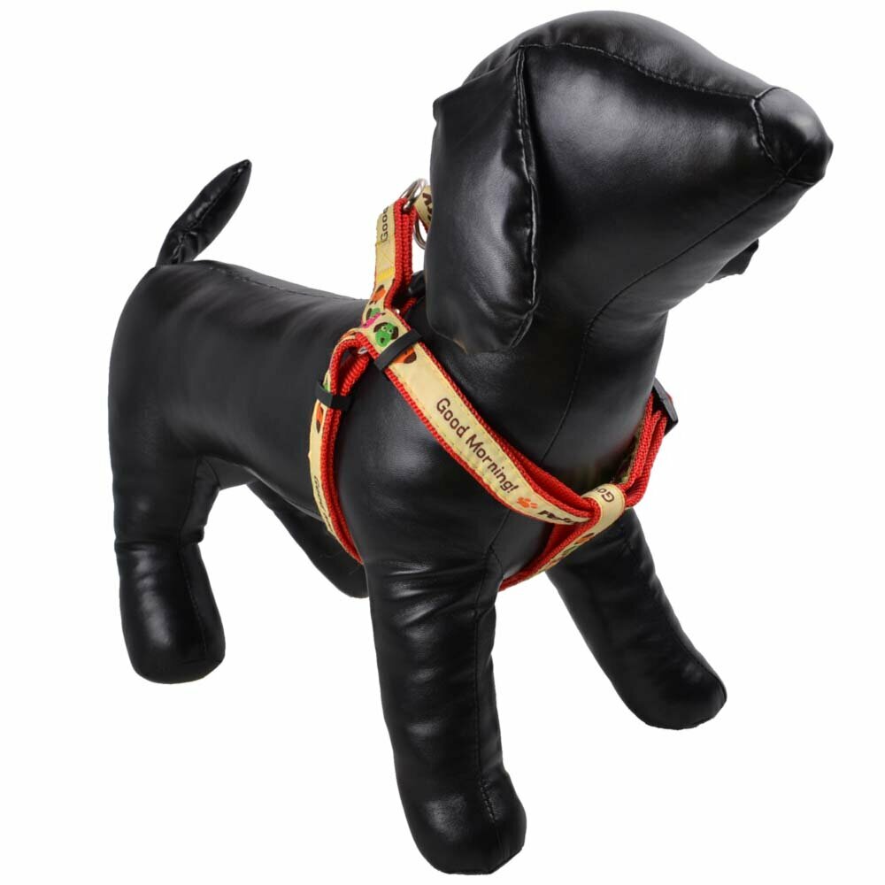 Red dog harness M