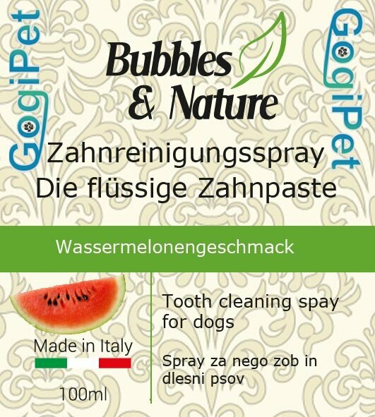 Tooth cleaning spay for dogs by Bubbles & Nature