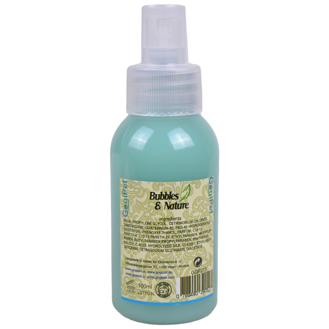 Detangling spray and balm for dogs and cats by GogiPet Bubbles & Nature - Spray for detangling without silicone.