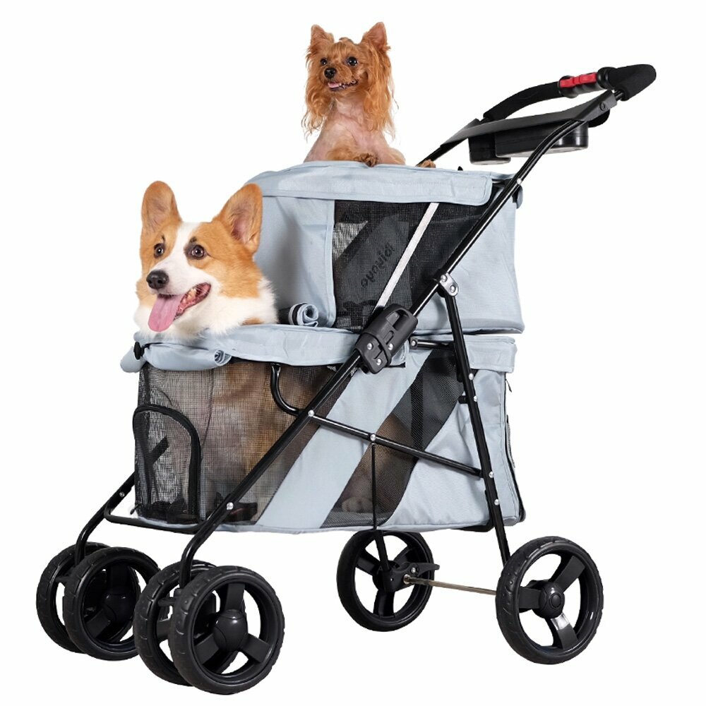 Two-story stroller for dogs