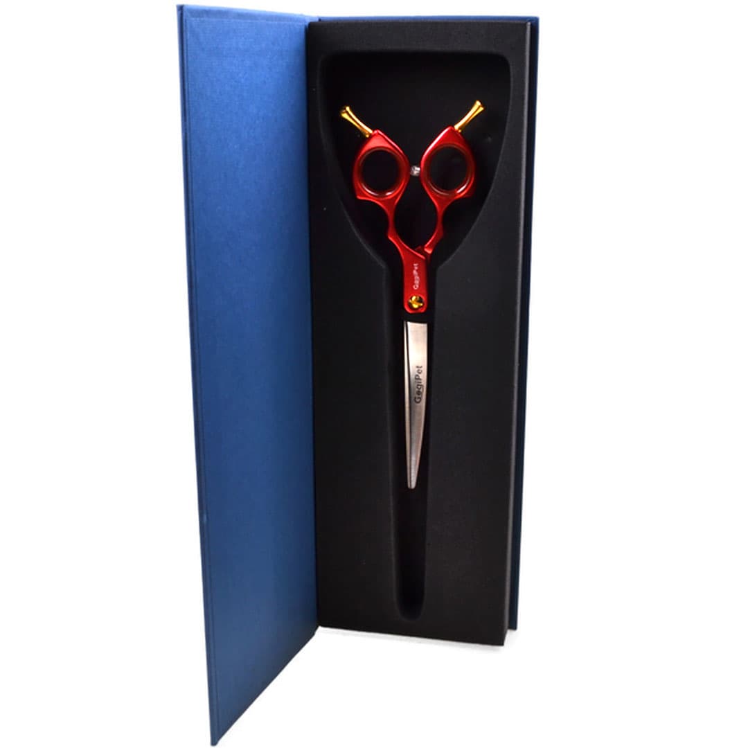 Professional dog scissors on Japan steel from GogiPet with aluminum handle