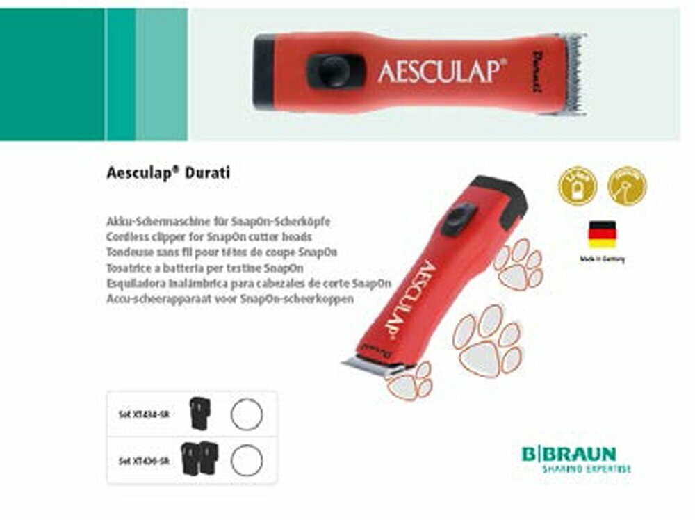 Aesculap Durati dog clippers