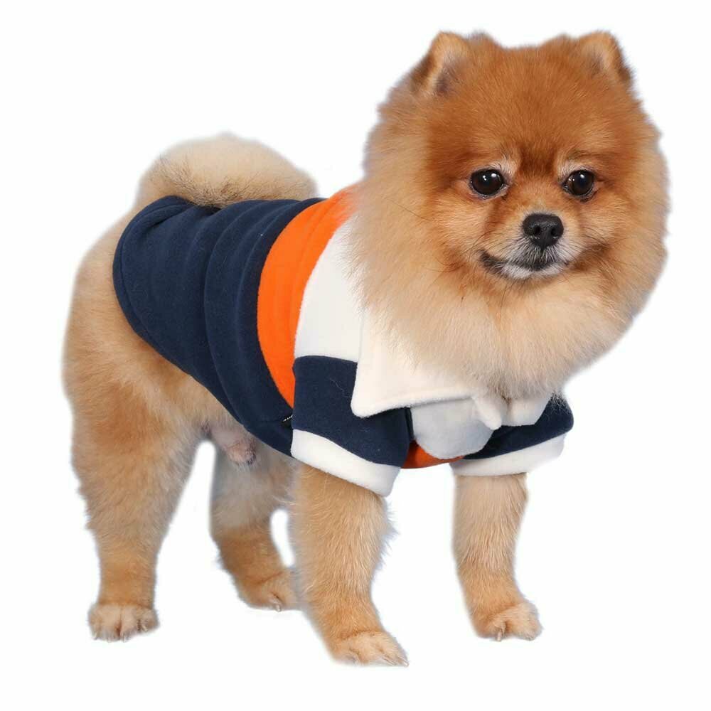 Warm fleece sweater by Doggydolly dog fashions
