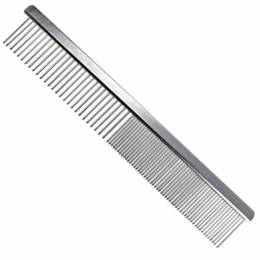 Metal comb for dogs and cats 13 cm 1.6 cm long teeth