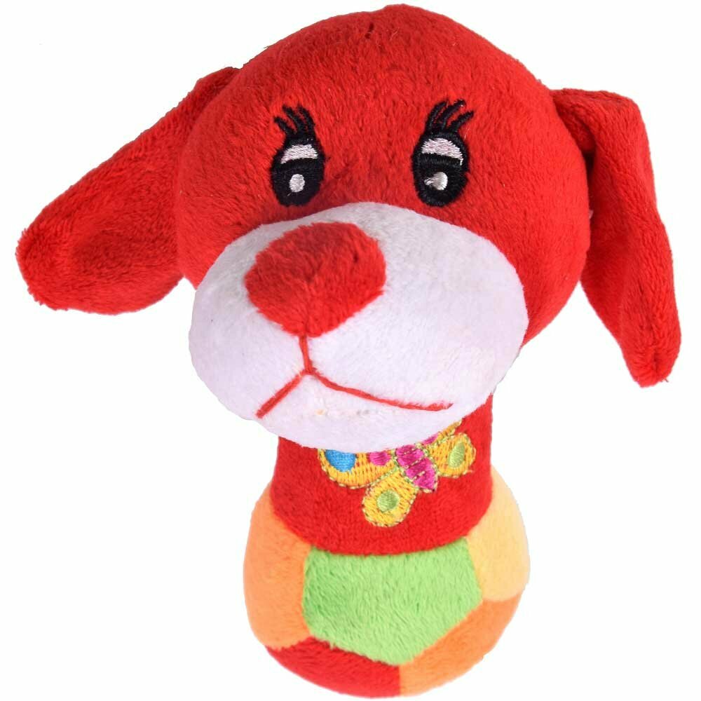 Red dog stuffed dog for dogs - 10 years Onlinezoo special