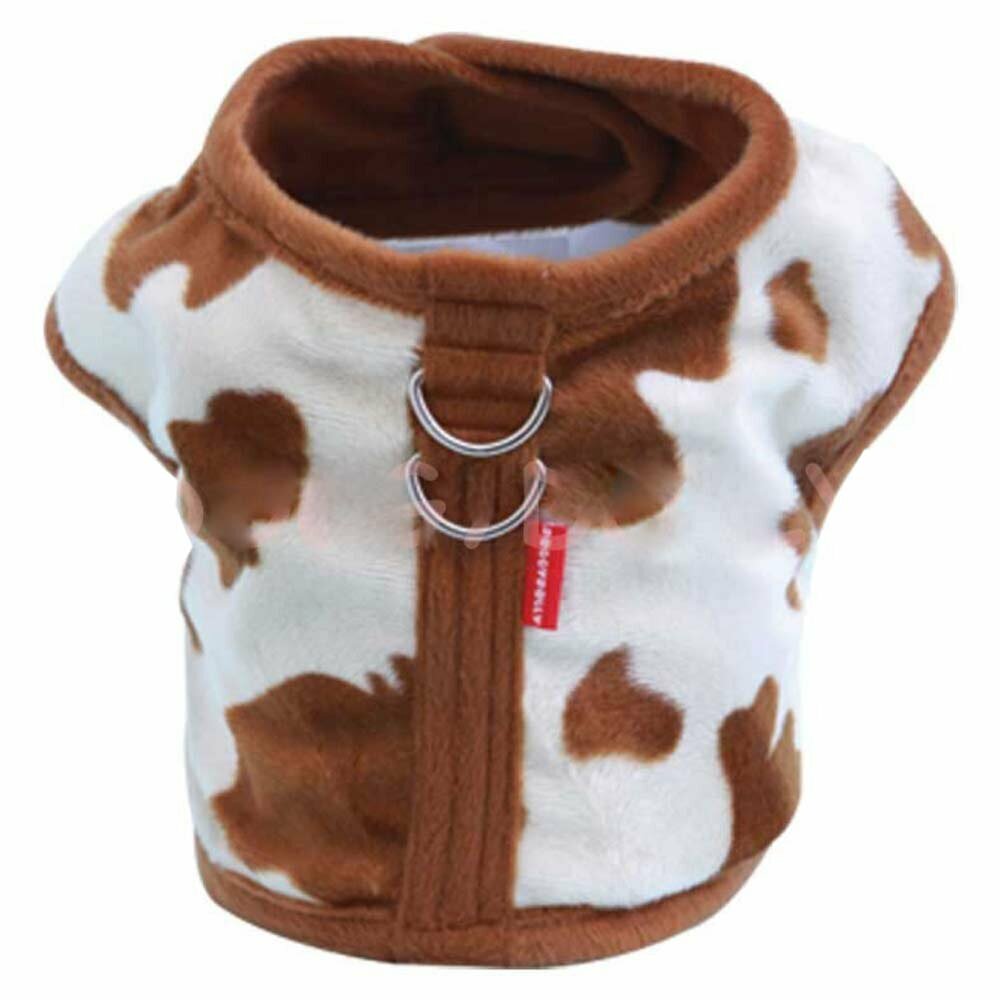 Soft Harness for Dogs Brown Cow