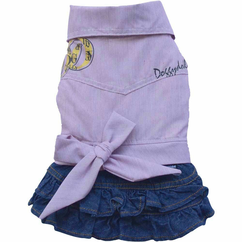 Denim Dress for Dogs by DoggyDolly Dog Clothing