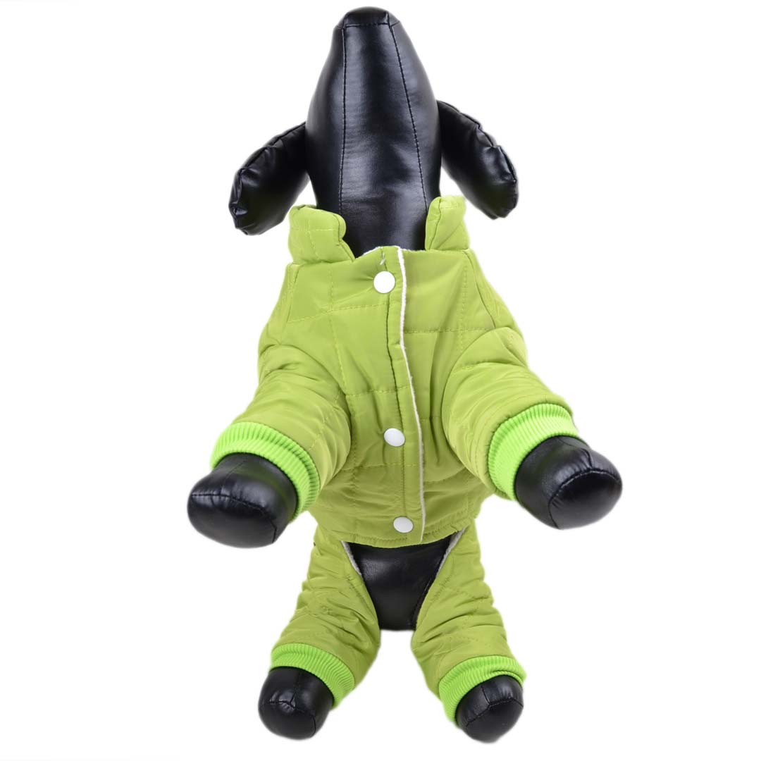 Snowsuit for Dogs Green Dog Coat